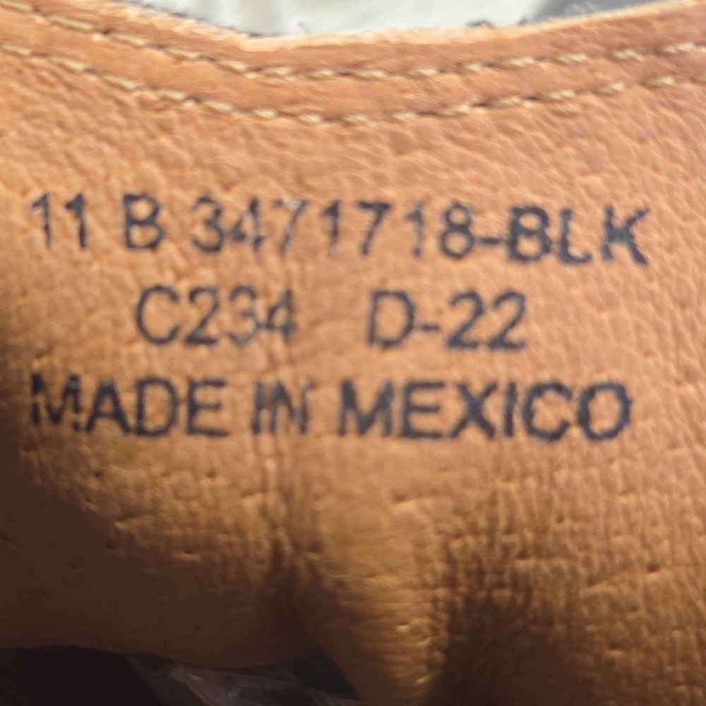 Frye Black Leather Ankle Boots with Zipper - Picture 8 of 9